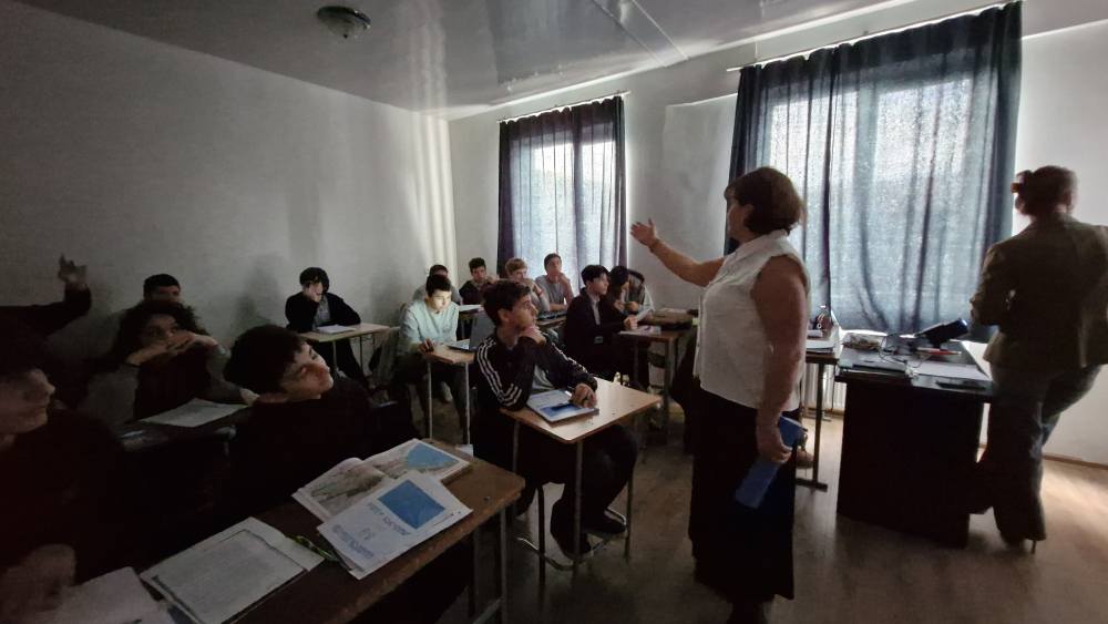 მე-9ა კლასში ჩატარდა ინტეგრირებული გაკვეთილი თემაზე „საქართველოს წყლის რესურსები“.